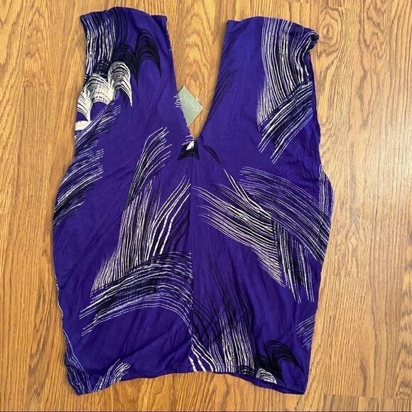 NEW Anthropologie Deletta Purple Beaded Tank Small - Picture 2 of 5